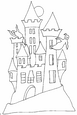 Lamina de dibujo para colorear fantasmas